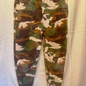 Boys Joggers Pants Bundle – Camo & Cargo Playwear – Sz 10-12– Pull-On, Elastic W